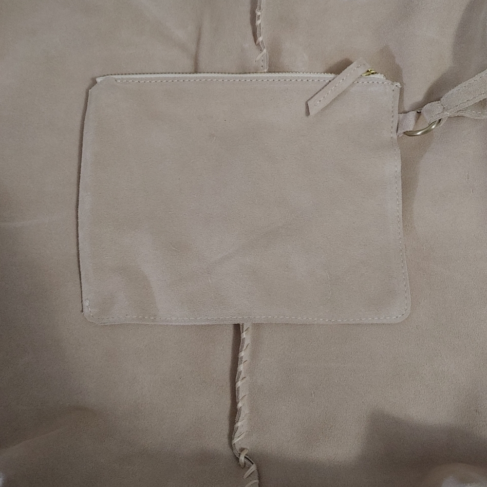 UO Suede Embroidered Shoulder bag with pouch - Picture 11 of 14